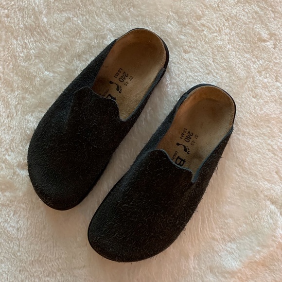 Birkenstock Shoes - Betula Birkenstock Clog/Mule suede with rubbersole